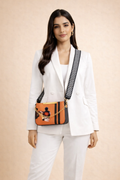 Poison Print Trendy Canvas Cross Body Bag