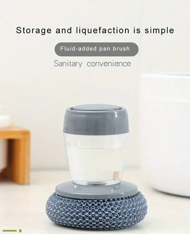Kitchen Cleaning Dish Brush & scrubber with Soap Dispenser