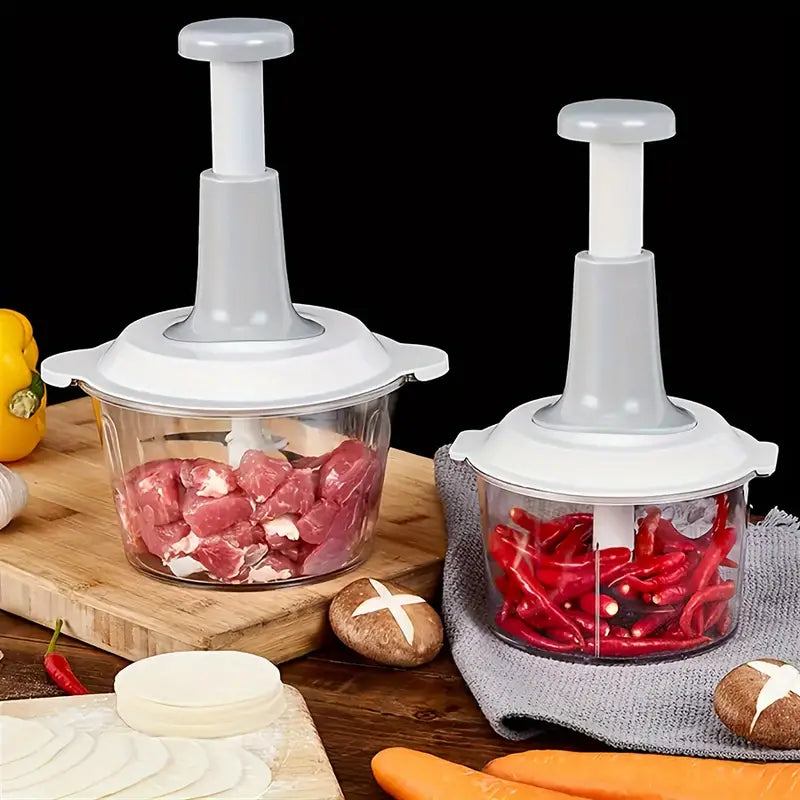 Manual Hand Push Multifunctional Chopper Mixer Cutter and Grinder