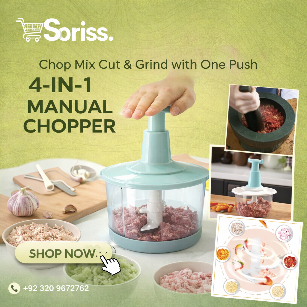 Manual Hand Push Multifunctional Chopper Mixer Cutter and Grinder