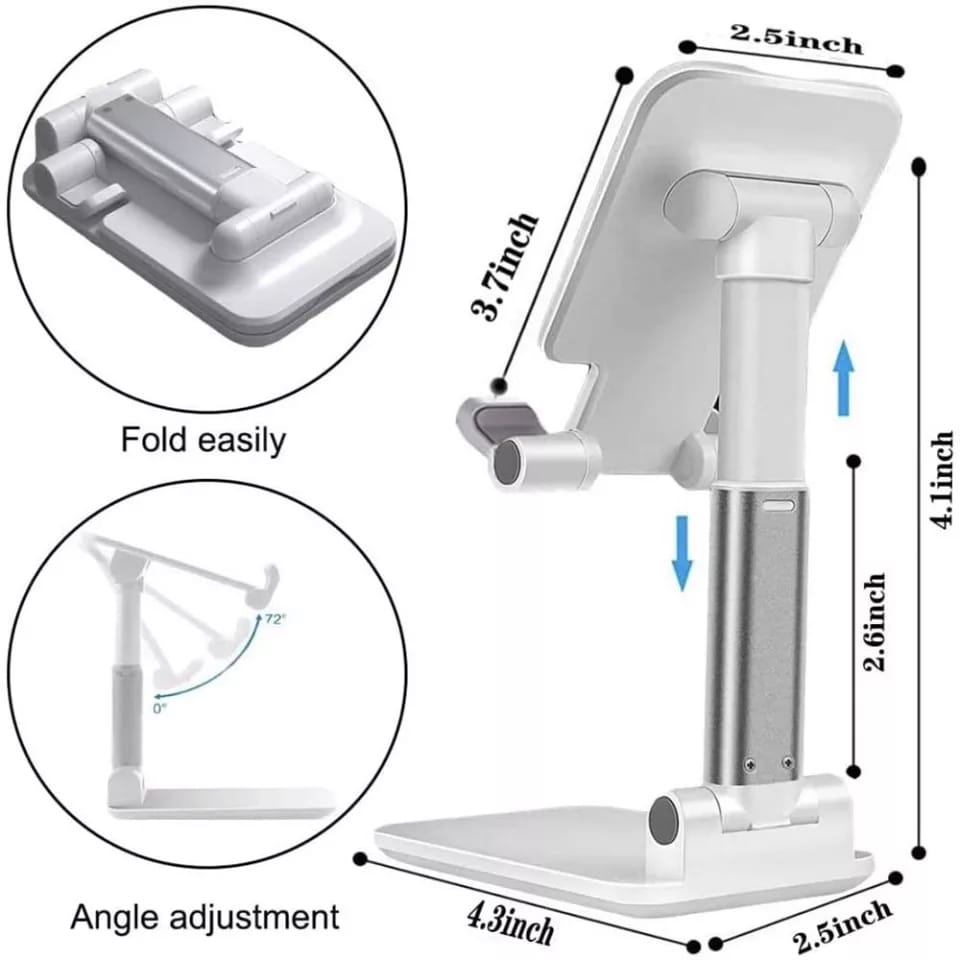 Mobile Holder Adjustable & Foldable